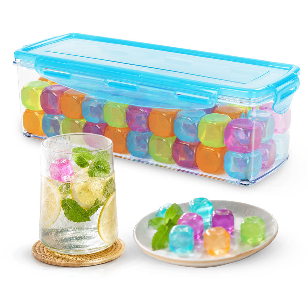 Livivo 60 Reusable Drink Cooling Cubes With Storage Box