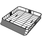 HOMCOM 90.7 Kg Universal Roof Rack Basket, Steel Car Rooftop Holder