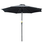 3m Patio Umbrella With Tilt And Crank | Black