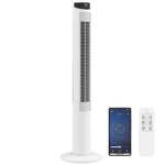 Tower Fan With Wifi Control 116 Cm | White