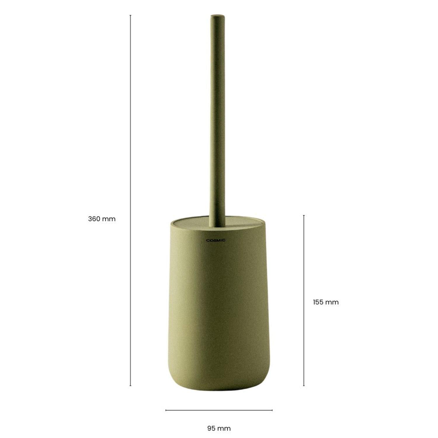 Toilet Brush Free-standing Polyresin Saona Collection | Tangerine