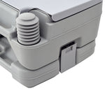 10l Portable Travel Toilet With Detachable Tanks - Grey | Gray