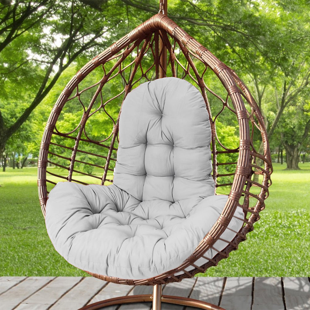 Hanging Egg Chair Thick Cushion Swing Chair Pad | Light Grey
