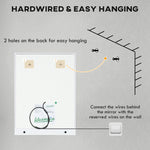 70x50/80x60cm Dimmable Bathroom Mirror Defogging Film | Large | Silver