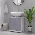 Under-sink Storage Cabinet Adjustable Shelf Drain Hole | One Size | White