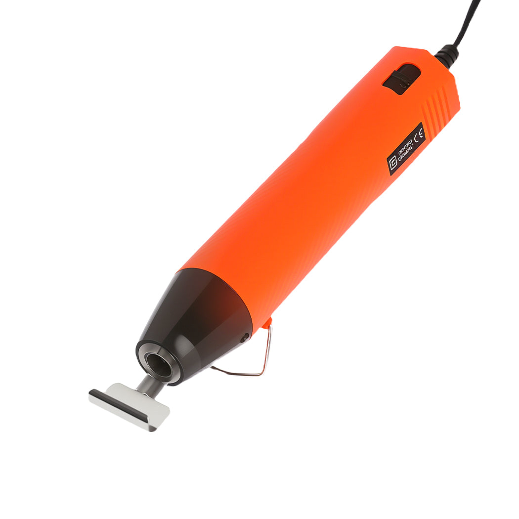 Hot Air Gun Portable Mini Heat Gun For Diy Crafts Shrink Wrapping | Orange