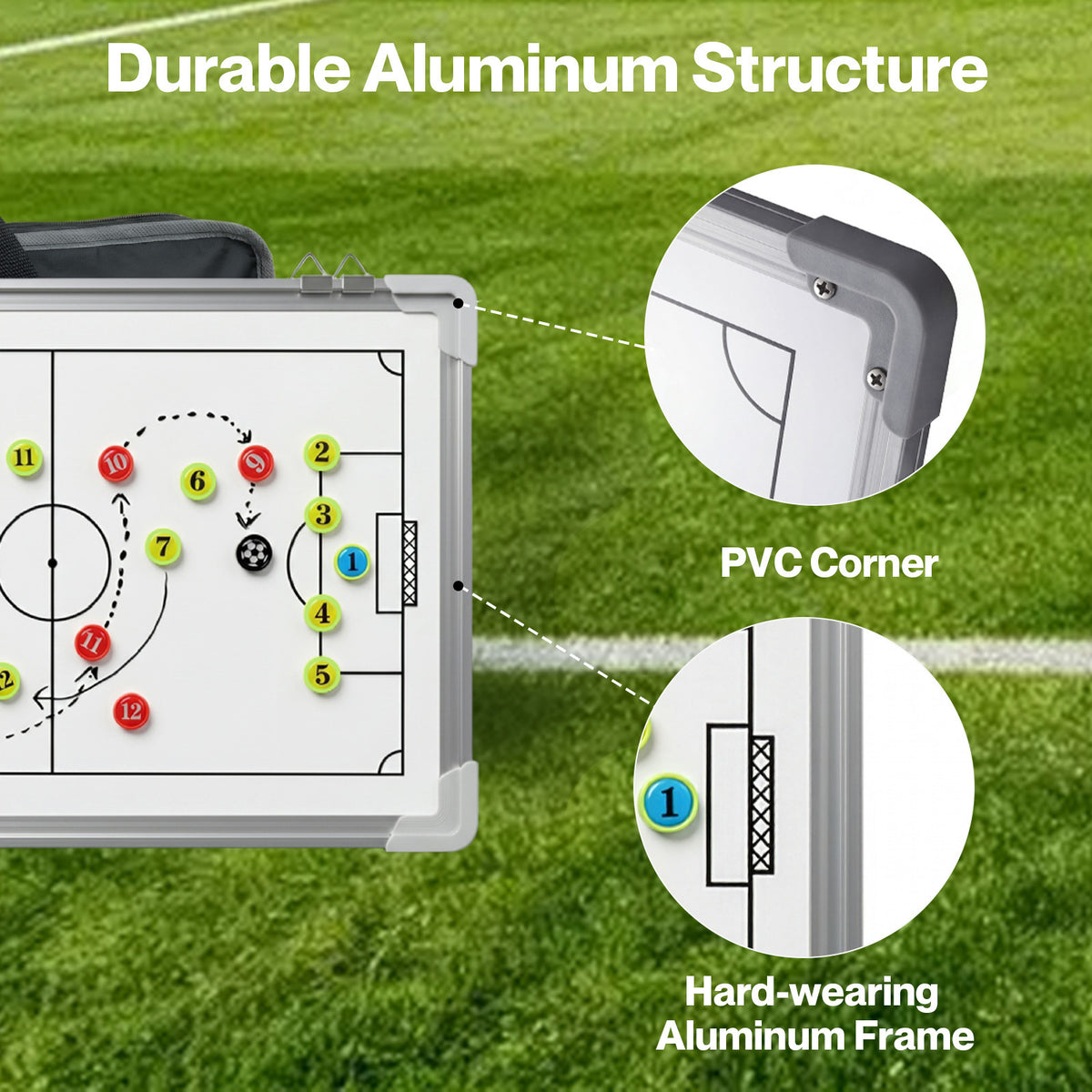 Centra Double Sided Magnetic Football Tactics Board Soccer Coaching Clipboard