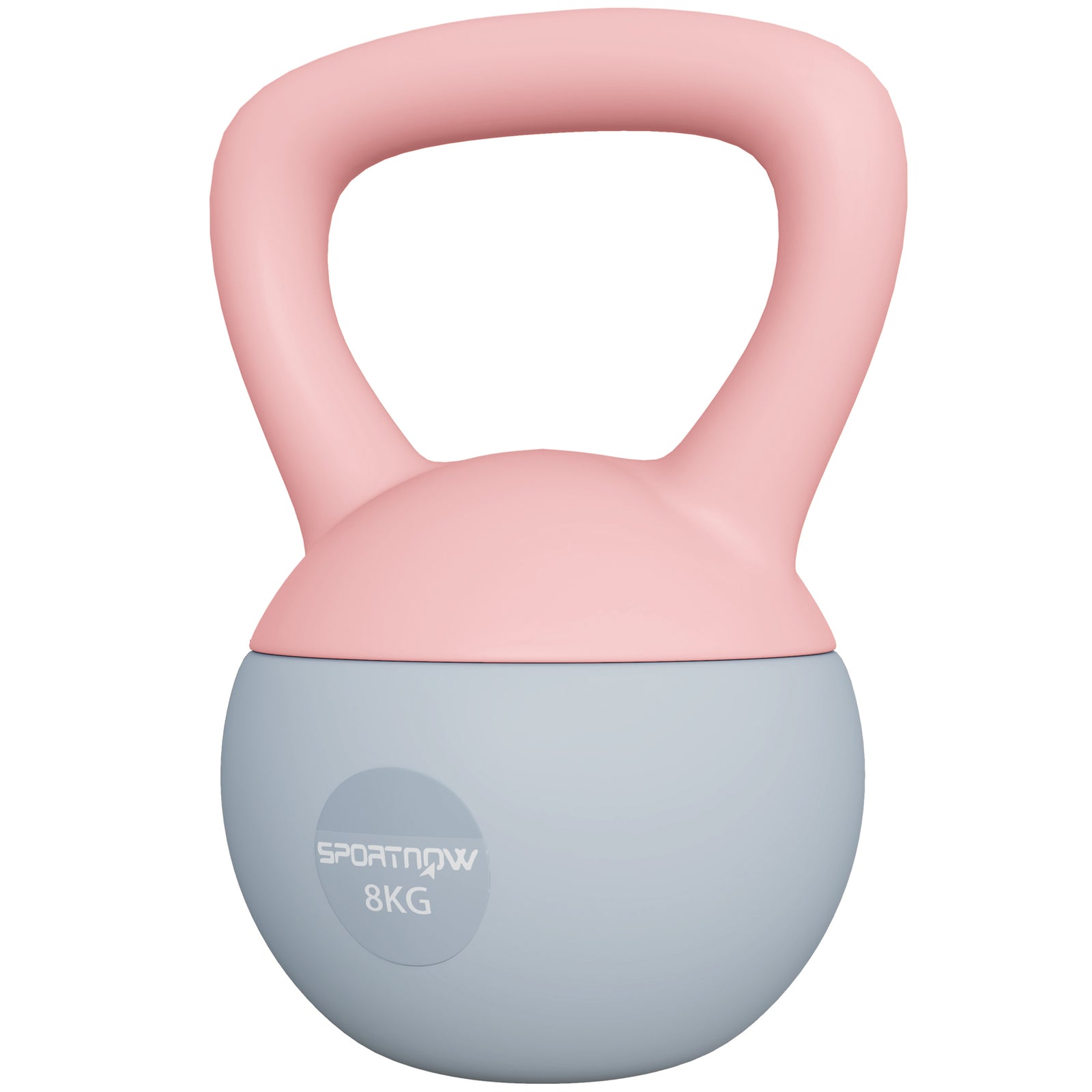 Kettlebell W/ Soft Body, Non-slip Handle | 8kg | Pink