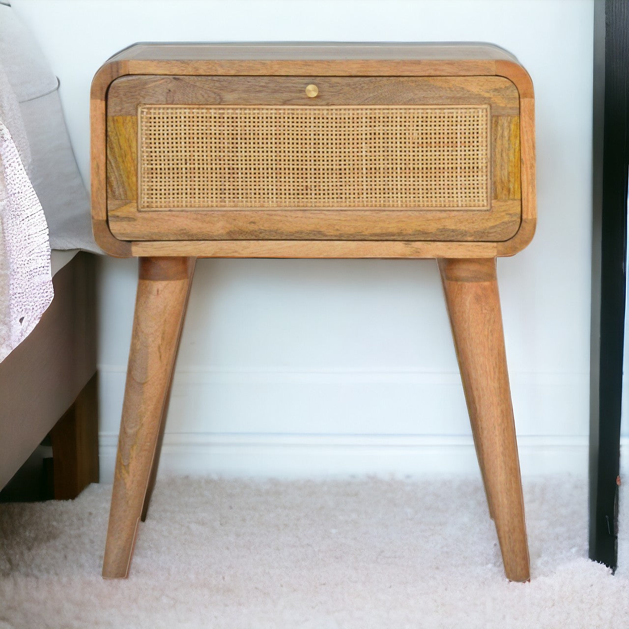 Solid Wood Close-knit Bedside