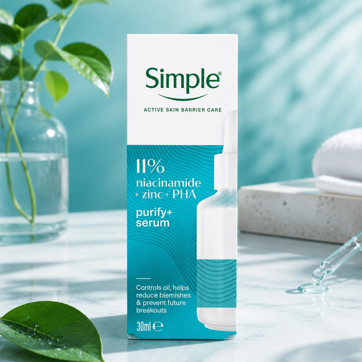 Purify+ Niacinamide Zinc Serum 30ml 10 Pack Blemish
