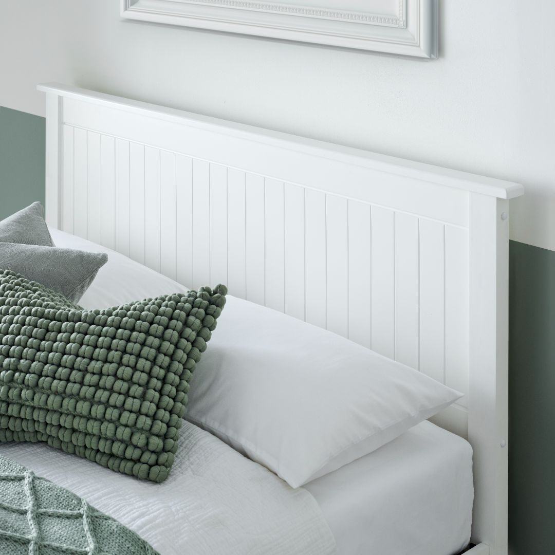 Dawson Wooden Ottoman Bed | King | White