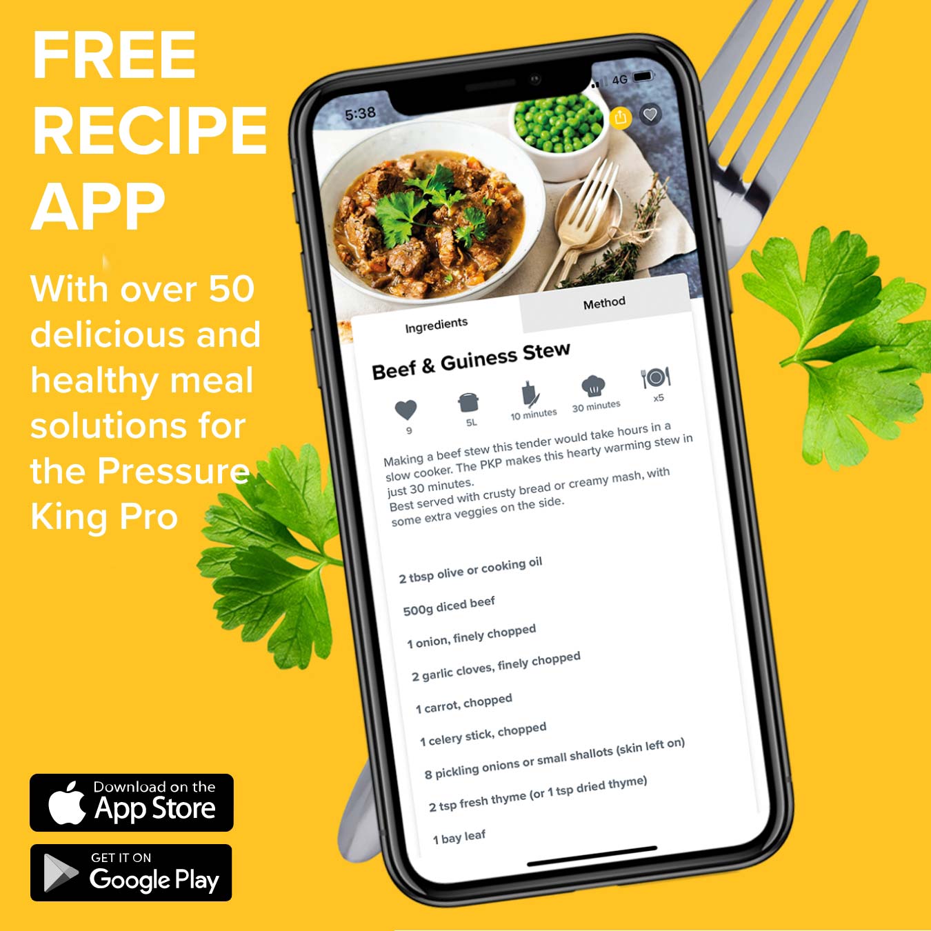 Pressure King Pro 14-in-1 Digital Pressure Cooker 4.8l | 4.8l