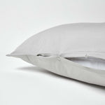 Egyptian Cotton V Shaped Pillowcase 200 Tc | V Shape | Silver Grey