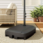 Hdpe Water And Sand Filled Freestanding Parasol Base With Wheels