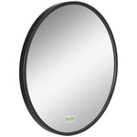 Round Bathroom Mirror, Modern Wall Mirror Aluminium Frame