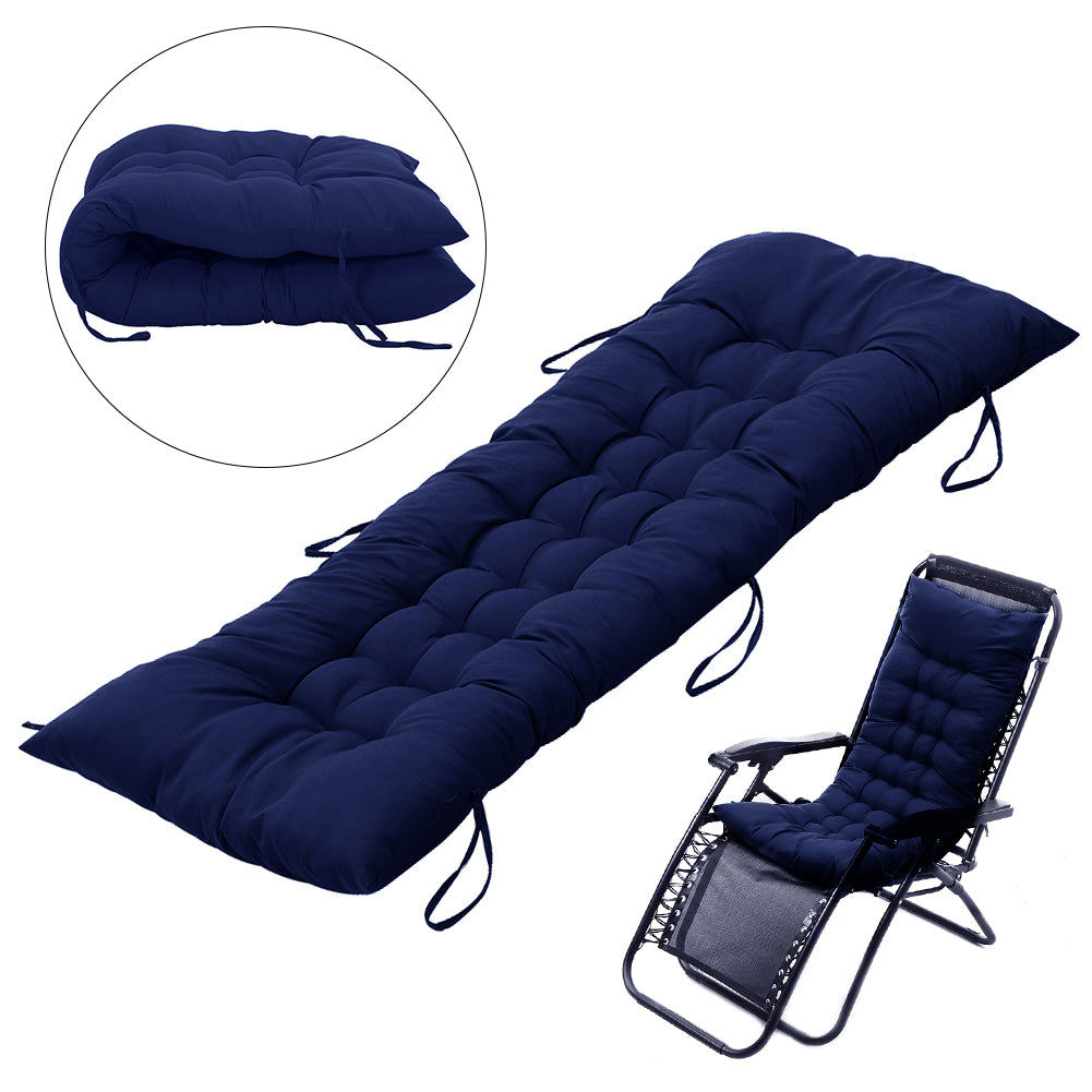Thick Soft Comfortable Chaise Lounge Chair Cushion For Outdoor