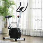 Exercise Bike With 8-level Magnetic Resistance | White