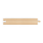Pack of 12 Long Straight Track Pieces for Wooden Train Sets