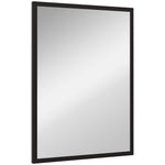 60x40/70x50cm Wall Bathroom Mirror For Home Decor Vanity | Large | Black