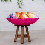 Floral Indoor Outdoor Cushion, Water Resistant