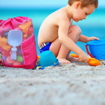 Nylon Toy Storage Bag And Play Mat Pink