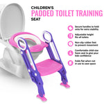Foldable Padded Toddler Potty | Red