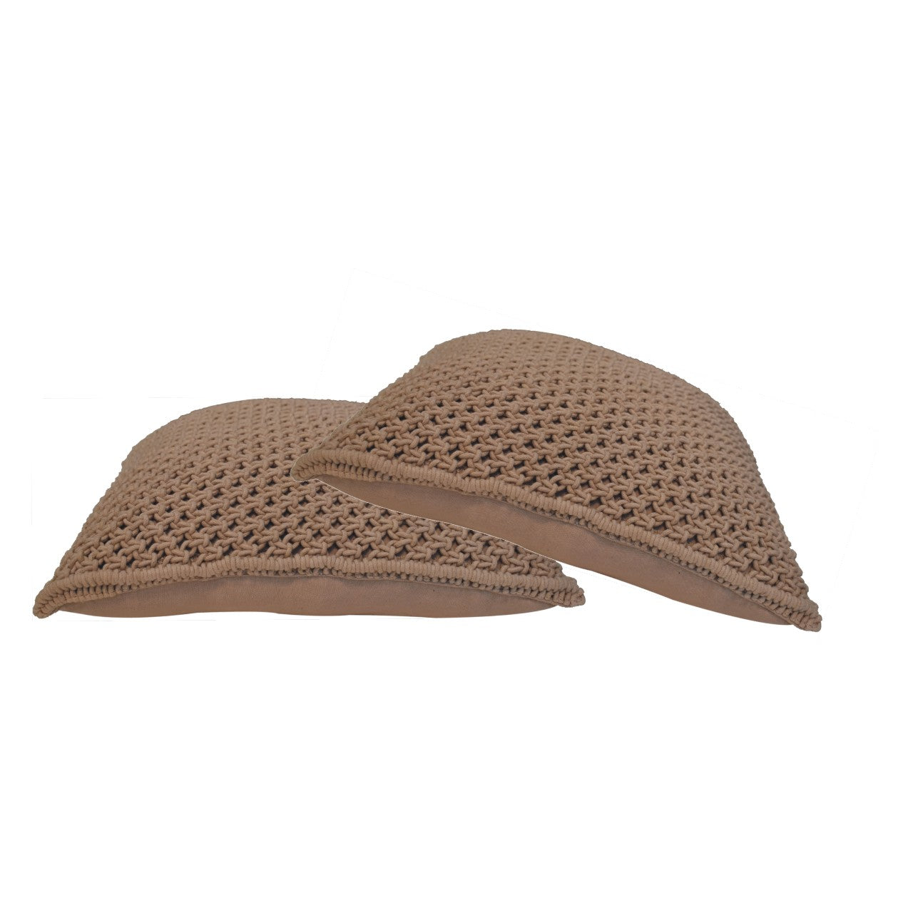 Myra Cushion Set | Set-of-2 | Coffee