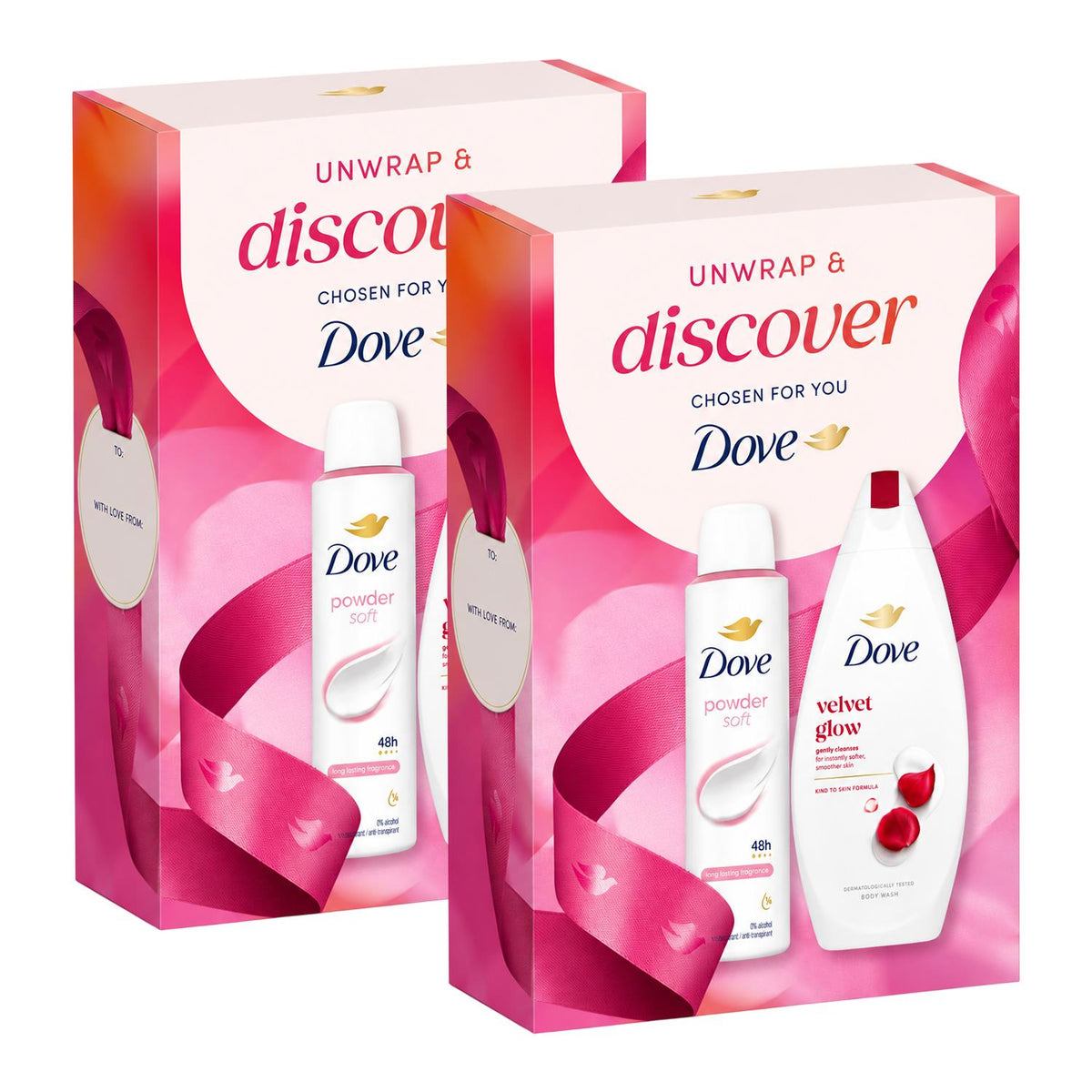 Unwrap And Discover Duo Body Wash Gift Set For Her, Gift Box | Set of 2