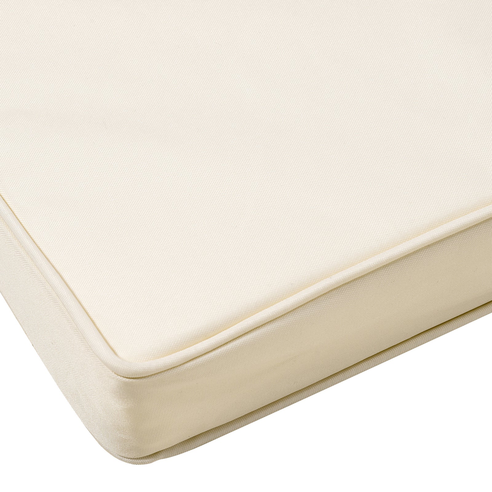 45 X 45cm Garden Chair Cushion With Ties And Zip Seat Pads | Cream