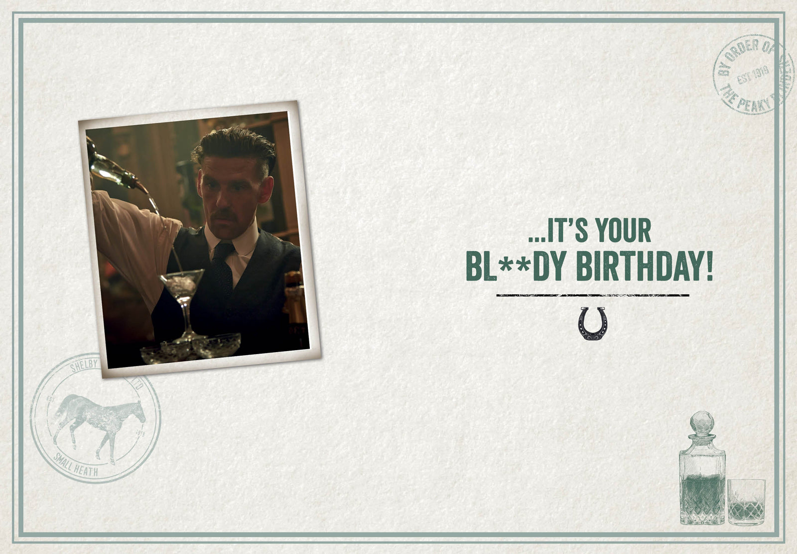 Drink & Eat Cake Birthday Card Official Product
