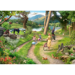 Family Day Out - Big 250 Piece Jigsaw Puzzle For Adults & Kids, With Extra Large Pieces