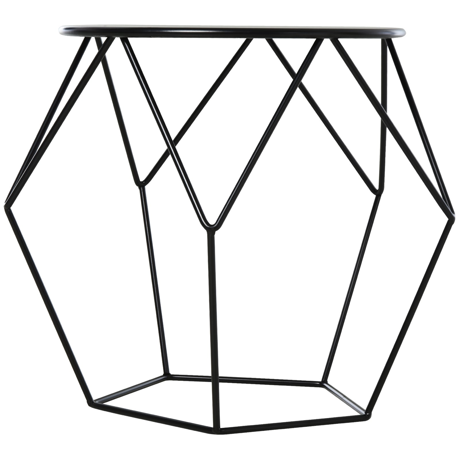 Coffee Table, Nordic Style, Steel Frame