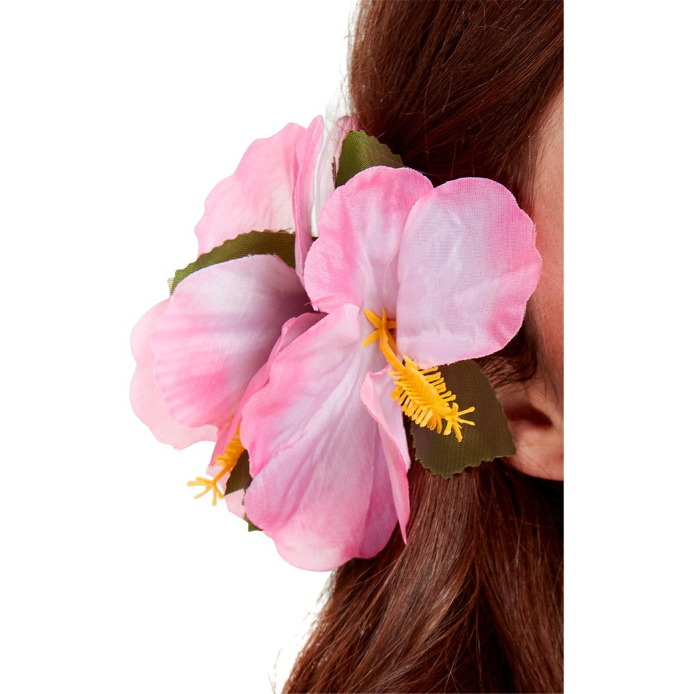 Hawaiian Flower Hair Clip, Purple
