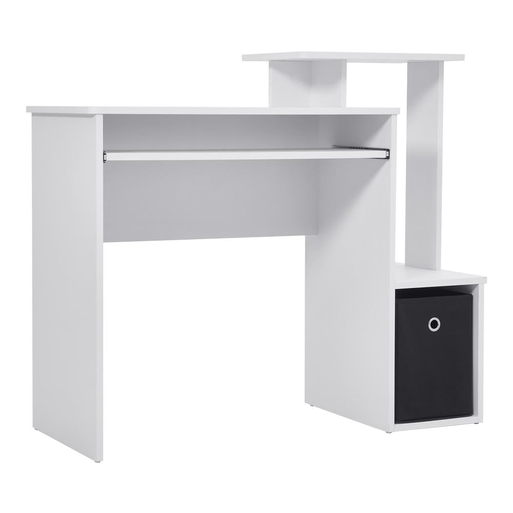 Multipurpose Computer Desk With Storage Bin For Home Office