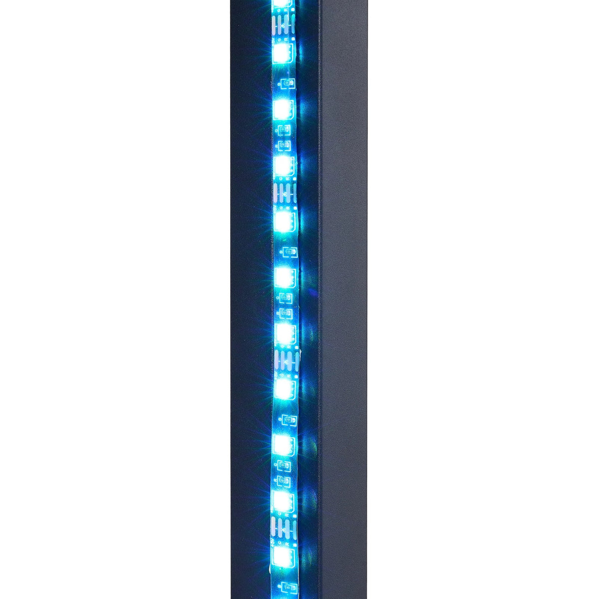 Breeins Industrial Tall Corner Bar Cabinet With Power Socket & Led Lighting