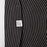 Handmade Woven Spiral Braided Rug | 200cm | Black & Grey