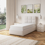 Richwood Fabric Ottoman Bed Frame | Single | Beige