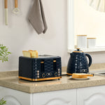 Kettle And Toaster Set 1.7l Boil Kettle And 4 Slice Toaster | One Size