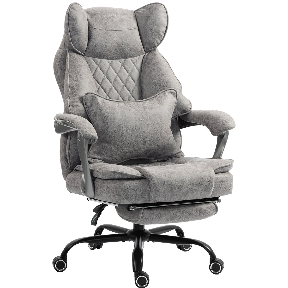 Big And Tall Office Chair With Lumbar Support | Grey