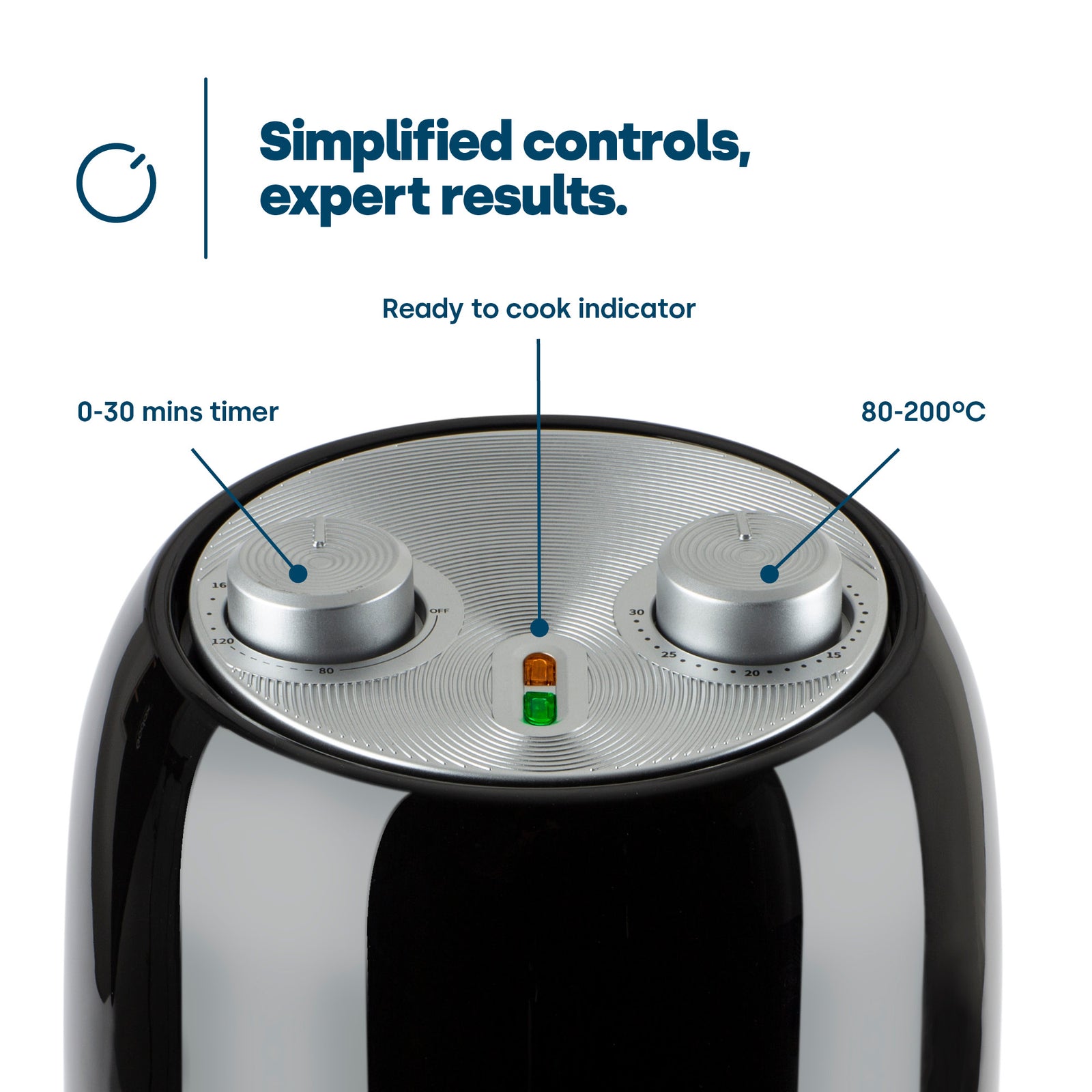 2l Air Fryer - Black