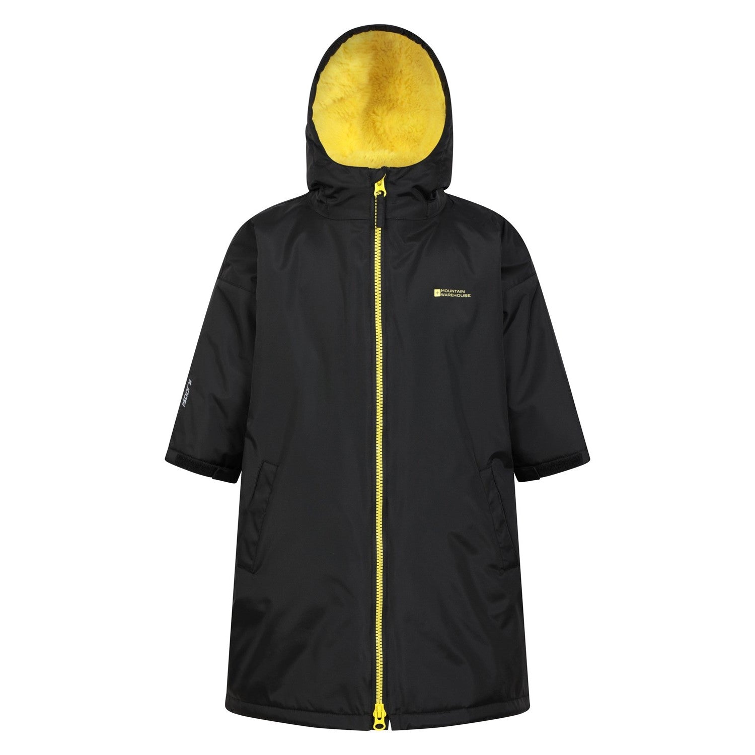 Childrens/kids Tidal Waterproof Robe | Large | Black