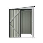 4x6 Ft Metal Pent Roof Garden Tool Storage Shed