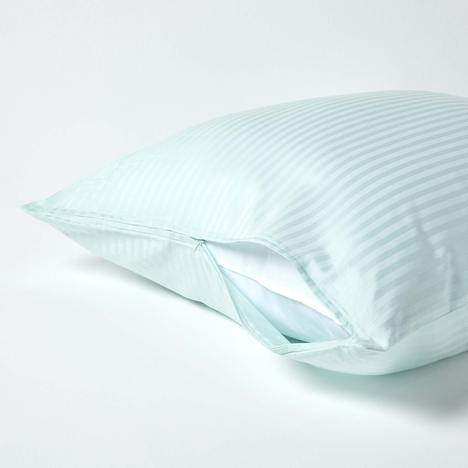 European Size Egyptian Cotton Pillowcase 330 Tc | 80cm x 80cm | Blue
