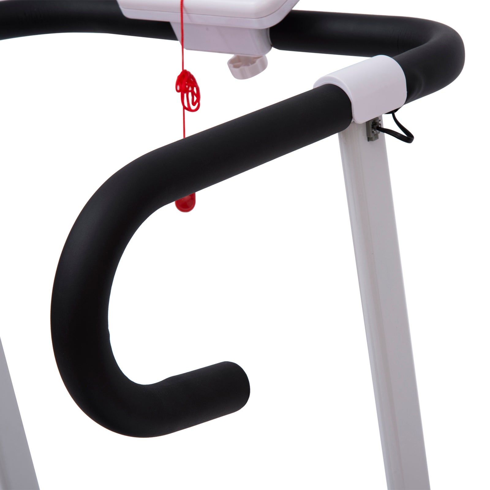 1-10km/h Folding Treadmill Home Running Fitness Machine | White