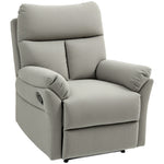 Recliner Armchair, Reclining Chair With Adjustable Leg Rest | One Size | Grey