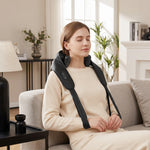 HOMCOM Cordless Neck Massager With Heat, 4d Shiatsu Shoulder Massager
