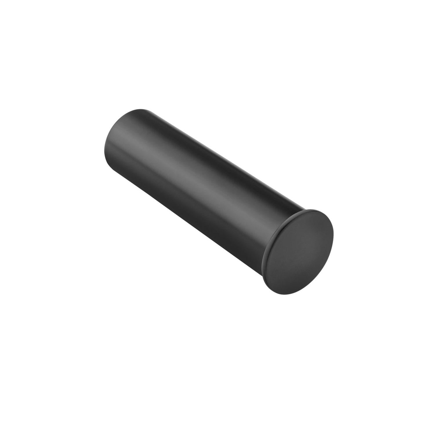 Toilet Roll Holder, Black Matt, Wall-mounted, 12,5 Cm. Collection Bwc
