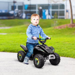 6v Kids Electric Ride On Car For 18-36 Months Toddlers | Black