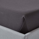 Egyptian Cotton Flat Sheet 1000 Thread Count | Super King | Charcoal Grey