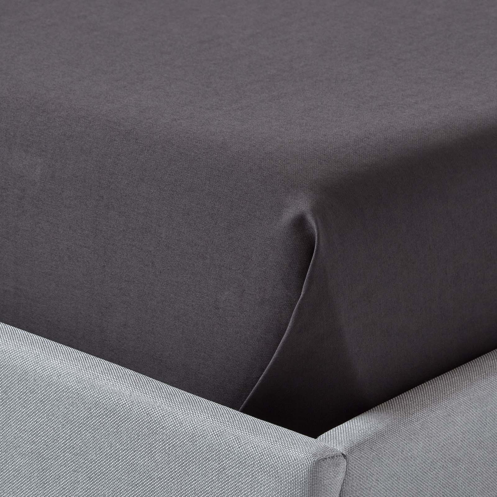 Egyptian Cotton Flat Sheet 1000 Thread Count | King | Charcoal Grey